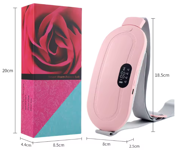 CINTURON TERMICO PARA COLICOS MENSTRUALES + CHOCOLATES Y MASCARILLA DE REGALO🎁