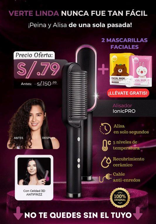 CEPILLO ALISADOR IONIC PRO ®ORIGINAL