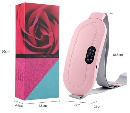 CINTURON TERMICO PARA COLICOS MENSTRUALES + CHOCOLATES Y MASCARILLA DE REGALO🎁